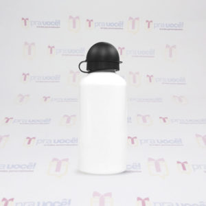 SQUEEZE BOLINHA EM ALUMÍNIO BRANCO  – 500ML